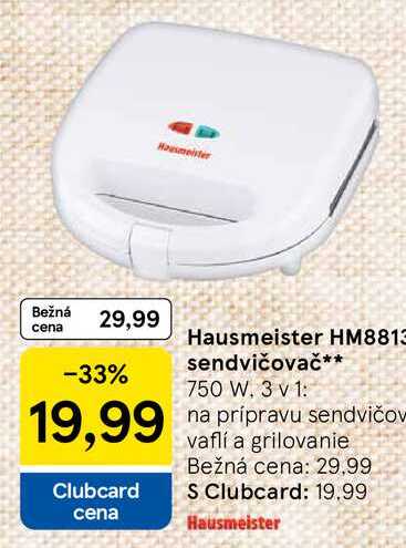 Hausmeister HM8813 sendvičovač