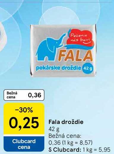 FALA pekárske droždie 42 g 
