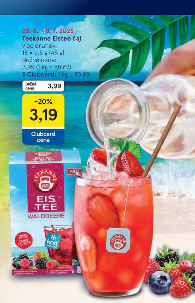 Teekanne Eistee čaj viac druhov. 18 x 2,5 g (45 g)