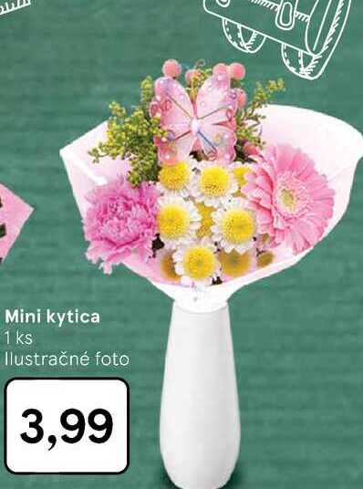 Mini kytica 1 ks 