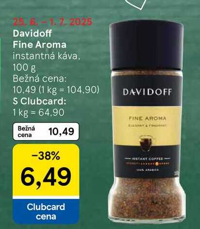 Davidoff Fine Aroma instantná káva 100 g 