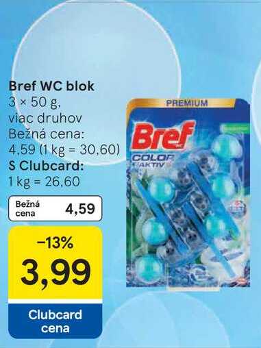 Bref WC blok 3 × 50 g