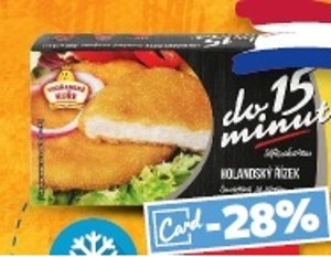 Vodňanské kuře Holandský rezeň so syrom