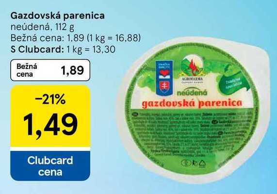 Gazdovská parenica, 112 g