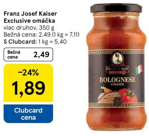 Franz Josef Kaiser Exclusive omáčka, 350 g