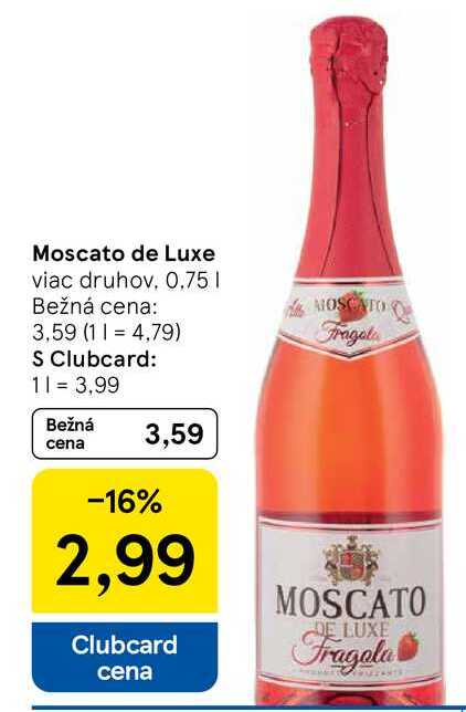 Moscato de Luxe, 0,75 l