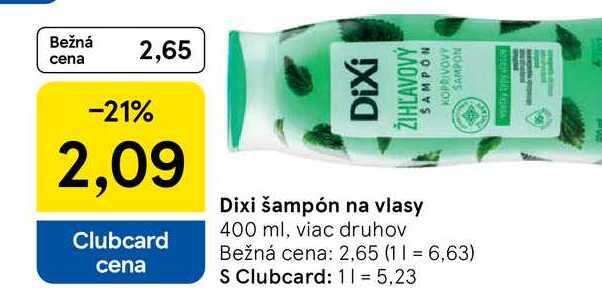 Dixi šampón na vlasy, 400 ml