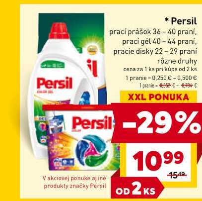 Persil prací prášok 36-40 praní