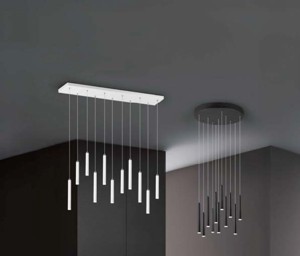 1: Závesné LED svietidlo Tubular