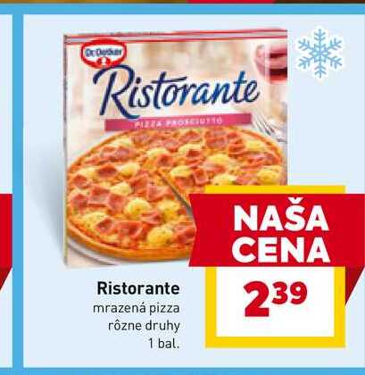Dr. Oetker Ristorante mrazená pizza rôzne druhy 1 bal. 