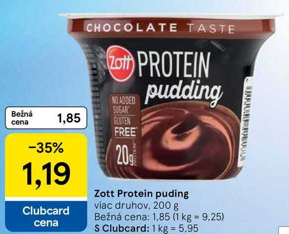 Zott Protein puding, 200 g 