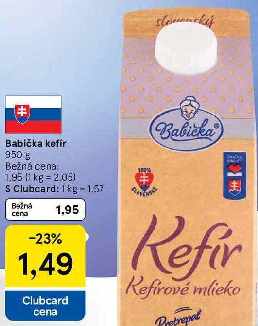 Babička kefír, 950 g