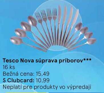 Tesco Nova súprava príborov