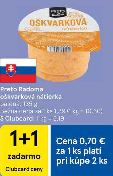 Preto Radoma oškvarková nátierka, 135 g