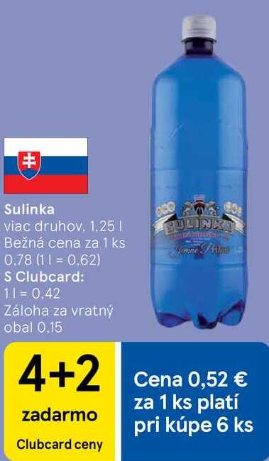 Sulinka, 1,25 l