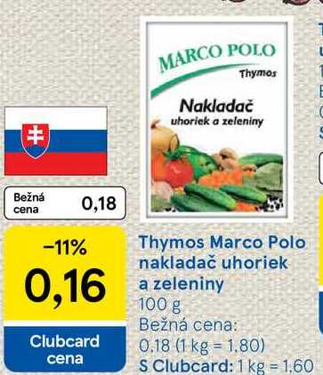 Thymos Marco Polo nakladač uhoriek a zeleniny, 100 g