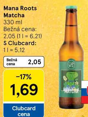 Mana Roots Matcha, 330 ml
