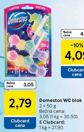 Domestos WC blok, 2x 50 g