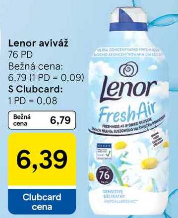 Lenor aviváž, 76 PD 