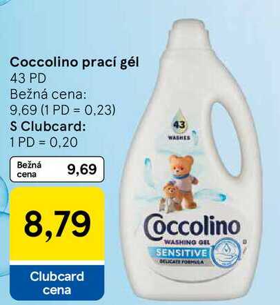 Coccolino prací gél, 43 PD 