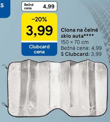 Clona na čelné sklo auta