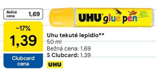 Uhu tekuté lepidlo, 50 ml 