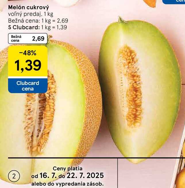 Melón cukrový, 1 kg