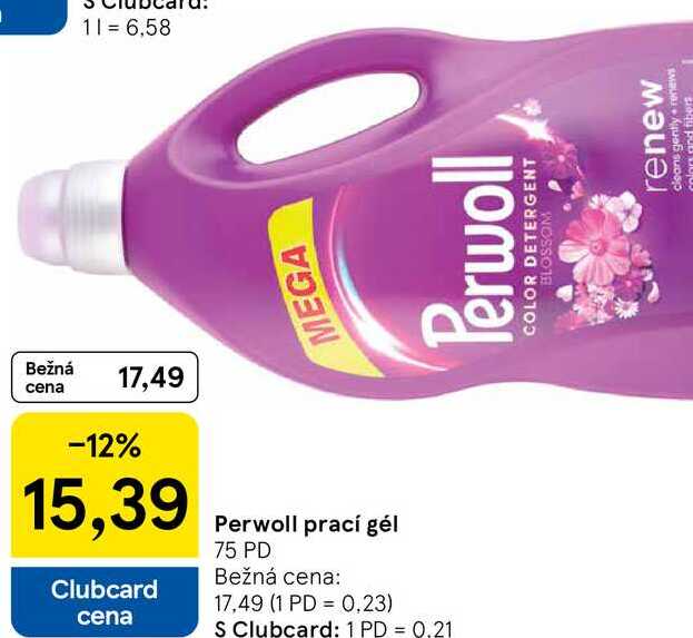 Perwoll prací gél, 75 PD 