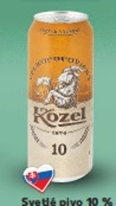 Veľkopopovický Kozel Svetlé pivo