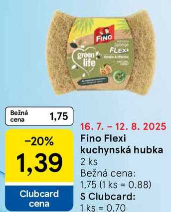 Fino Flexi kuchynská hubka, 2 ks