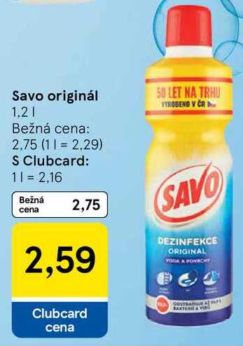 Savo originál, 1,2 l