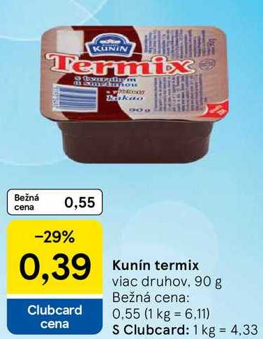 Kunín termix, 90 g