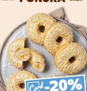Donut s náplňou citrónový cheesecake