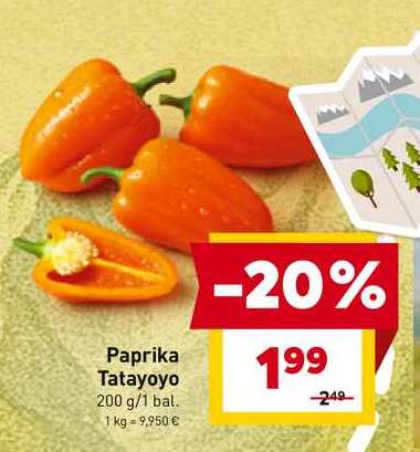 Paprika Tatayoyo 200 g/1 bal. 
