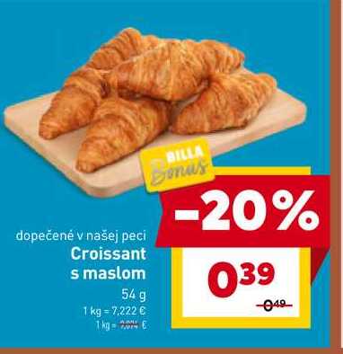 Croissant s maslom 54 g
