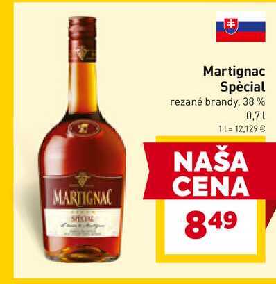 Martignac Spécial rezané brandy, 38% 0,7l