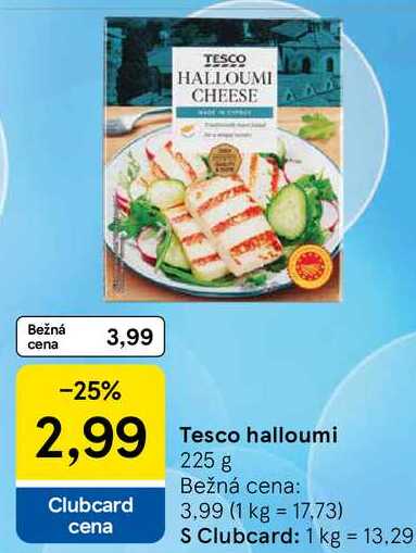 Tesco halloumi, 225 g