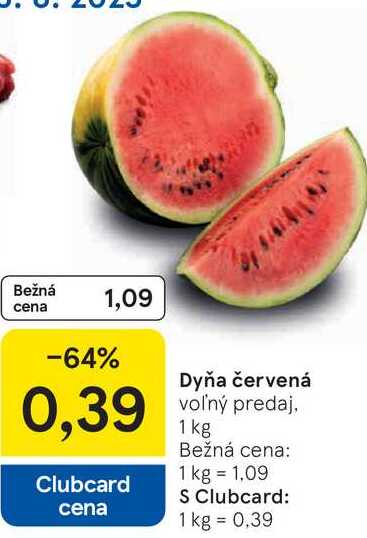 Dyňa červená, 1 kg