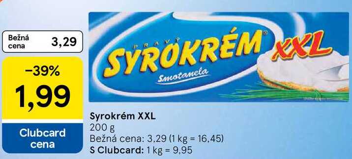 Syrokrém XXL, 200 g 