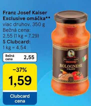 Franz Josef Kaiser Exclusive omáčka, 350 g 