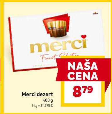 Merci dezert 400 g