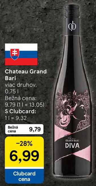Chateau Grand Bari, 0,75 l