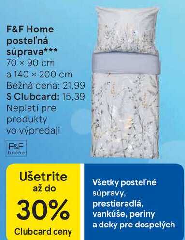 F&F Home posteľná súprava