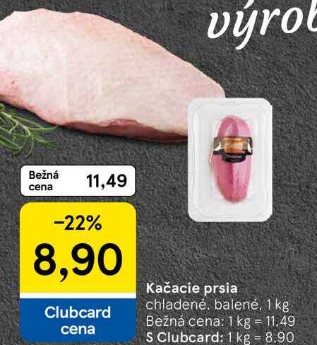 Kačacie prsia, 1 kg 