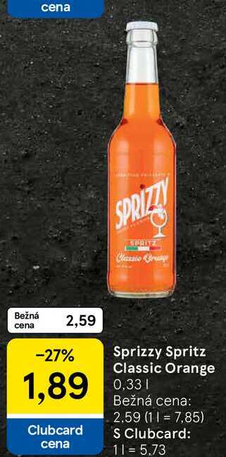 Sprizzy Spritz Classic Orange, 0,33 l
