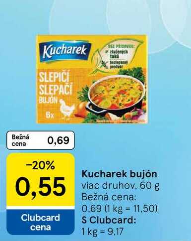 Kucharek bujónm 60 g