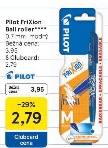 Pilot Frixion Ball roller