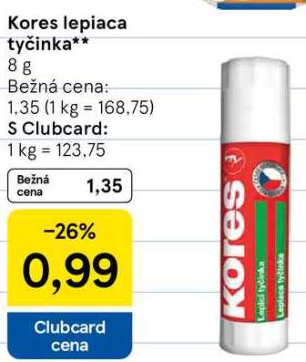 Kores lepiaca tyčinka