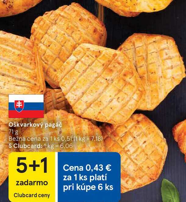 Oškvarkový pagáč, 71 g 