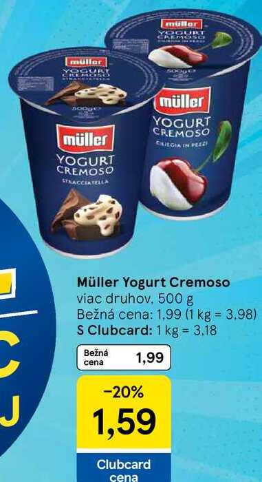 Müller Yogurt Cremoso, 500 g